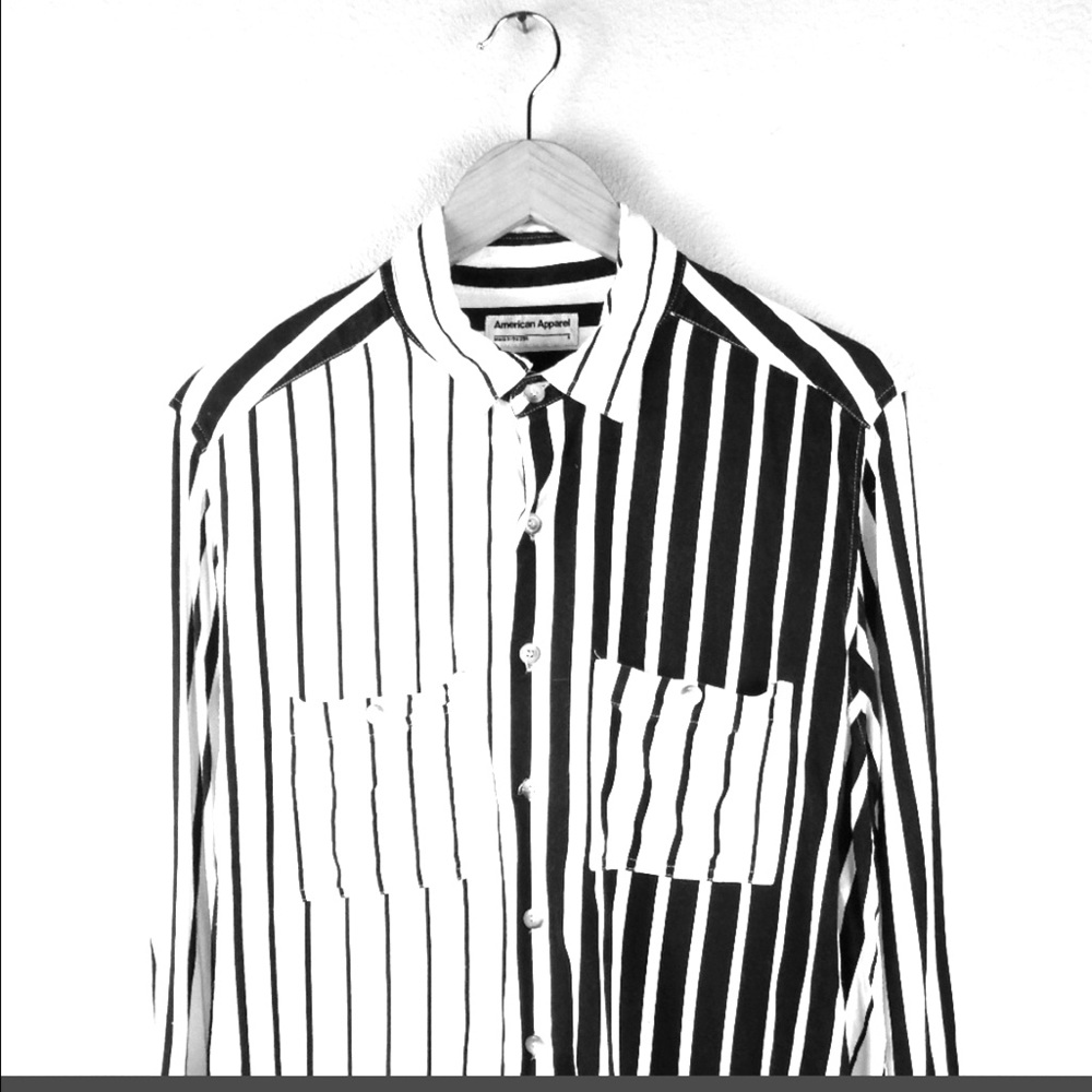 American Apparel Long sleeve button up